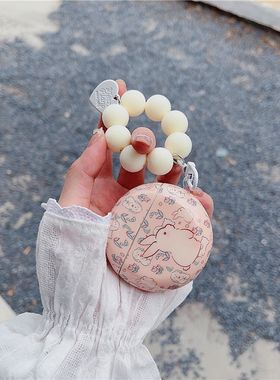 日韩卡通兔子适用华为5代5i蓝牙耳机壳freebuds4e防摔壳free clip护套freebudspro3耳机包se2女4代软壳pro4