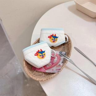 创意动感超人小新内裤AirPods4代保护套适用苹果1/2代蓝牙耳机壳AirPodsPro2硅胶软壳搞怪趣味五代三代防摔盒