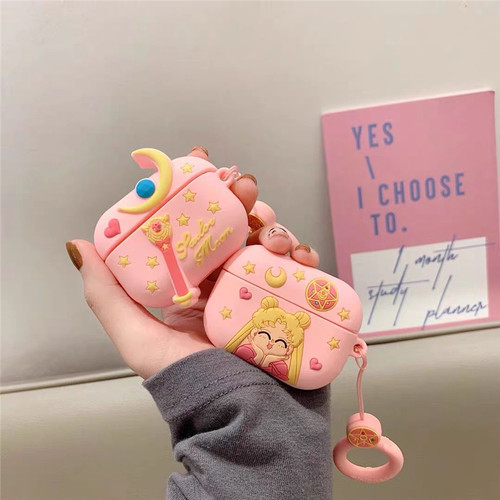 苹果蓝牙耳机壳美少女airpods