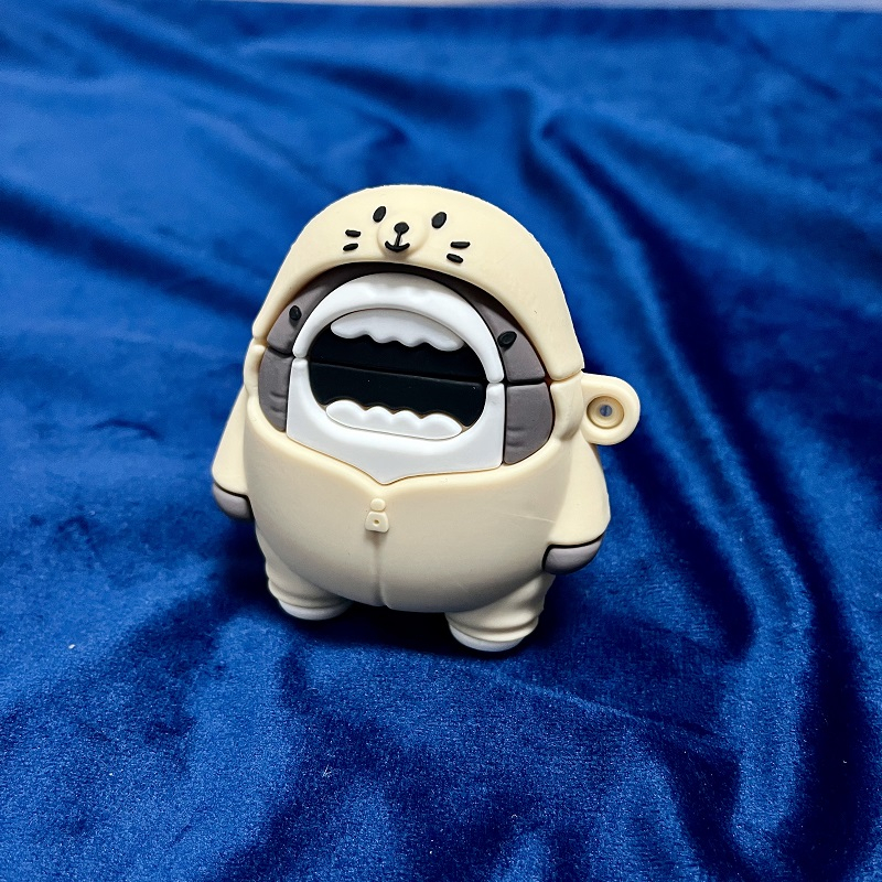 卡通可爱鲨鱼AirPodsPro耳机壳