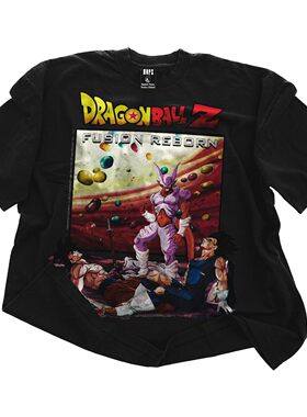 DRAGON BALL FOR Marvel 日系动漫龙珠悟空联名漫威蜘蛛侠短袖T恤