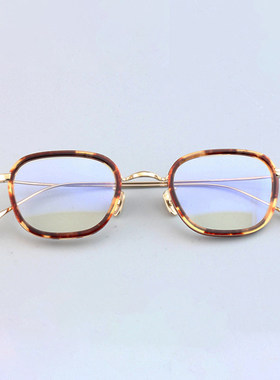 时尚超轻赛璐珞加钛眼镜复古钛眼镜架近视镜框架男超轻舒适10152