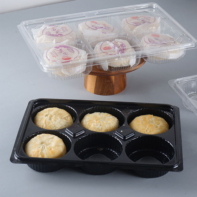 透明4粒6粒老式月饼包装盒