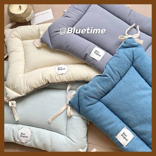 bluetime猫狗牛仔双面垫子简约风