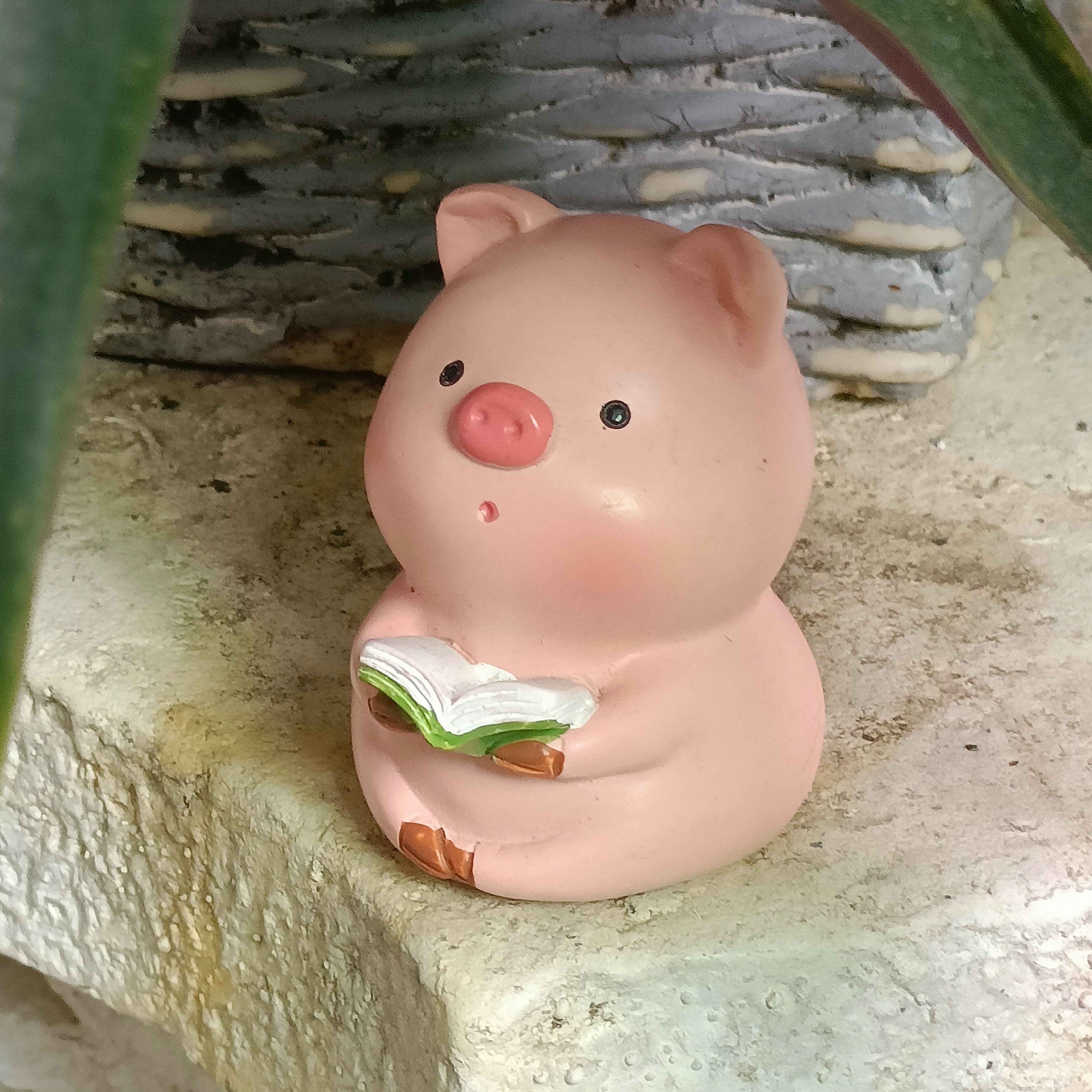 卡通萌萌猪动物摆件创意可爱小猪储蓄罐