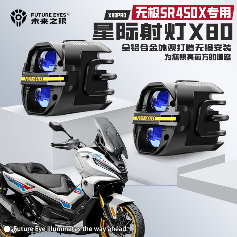 适配无极SR450X远近光LED射灯图片