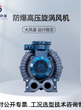 智洁风 FB-1010物料干燥正压送风机 7.5千瓦耐腐蚀防爆高压鼓风机