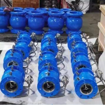 LHS743X-16Q球磨铸铁低阻力倒流防止器防污水回流止回阀