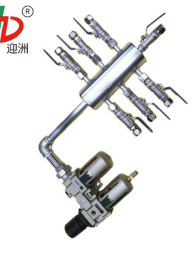 不锈钢316气源分配器二联件smc气源处理器多管空气源分配器6路定