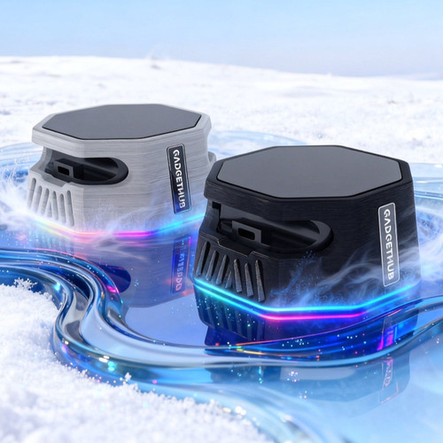 黑鲨4Pro散热器专用防倾倒桌面底座手机支架冰杯制冷 透光 3D打印