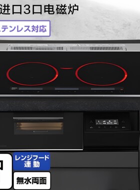 日本3口IH嵌入式电磁炉