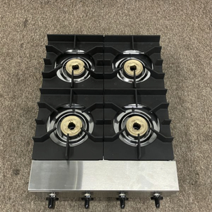 日本直邮林内不锈钢商用台式四口燃气灶煤气灶标准型熄火安全装置