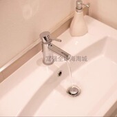 日本直送KVK本土版 面盆龙头 可抽拉单柄泡沫型节水带止回阀手持式