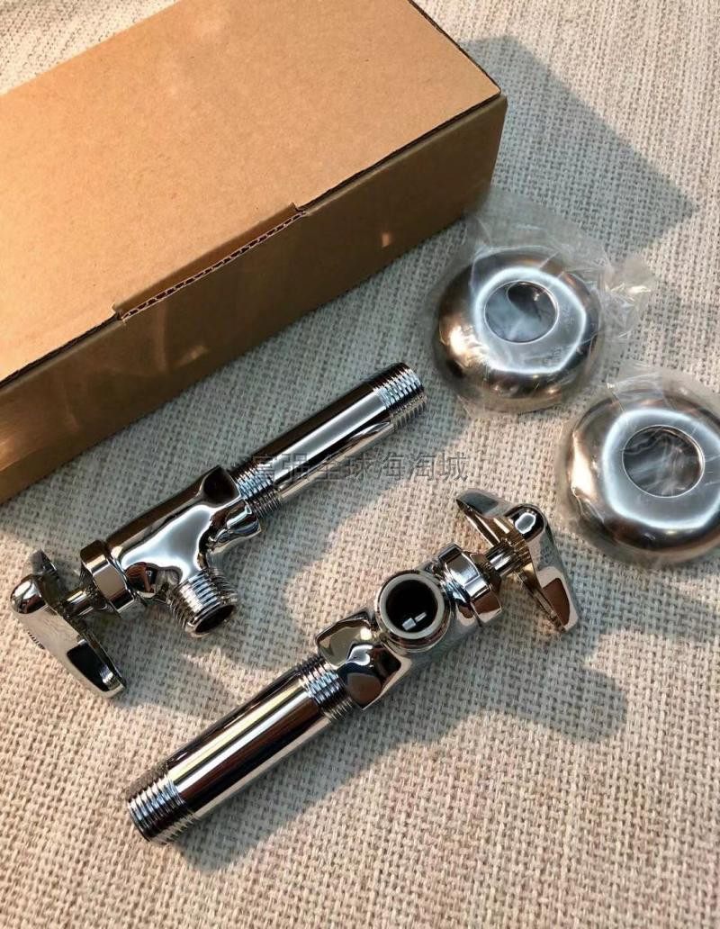 日本原装进口kvk本土版三角阀净水阀加长角阀全开阀 电镀款树脂款