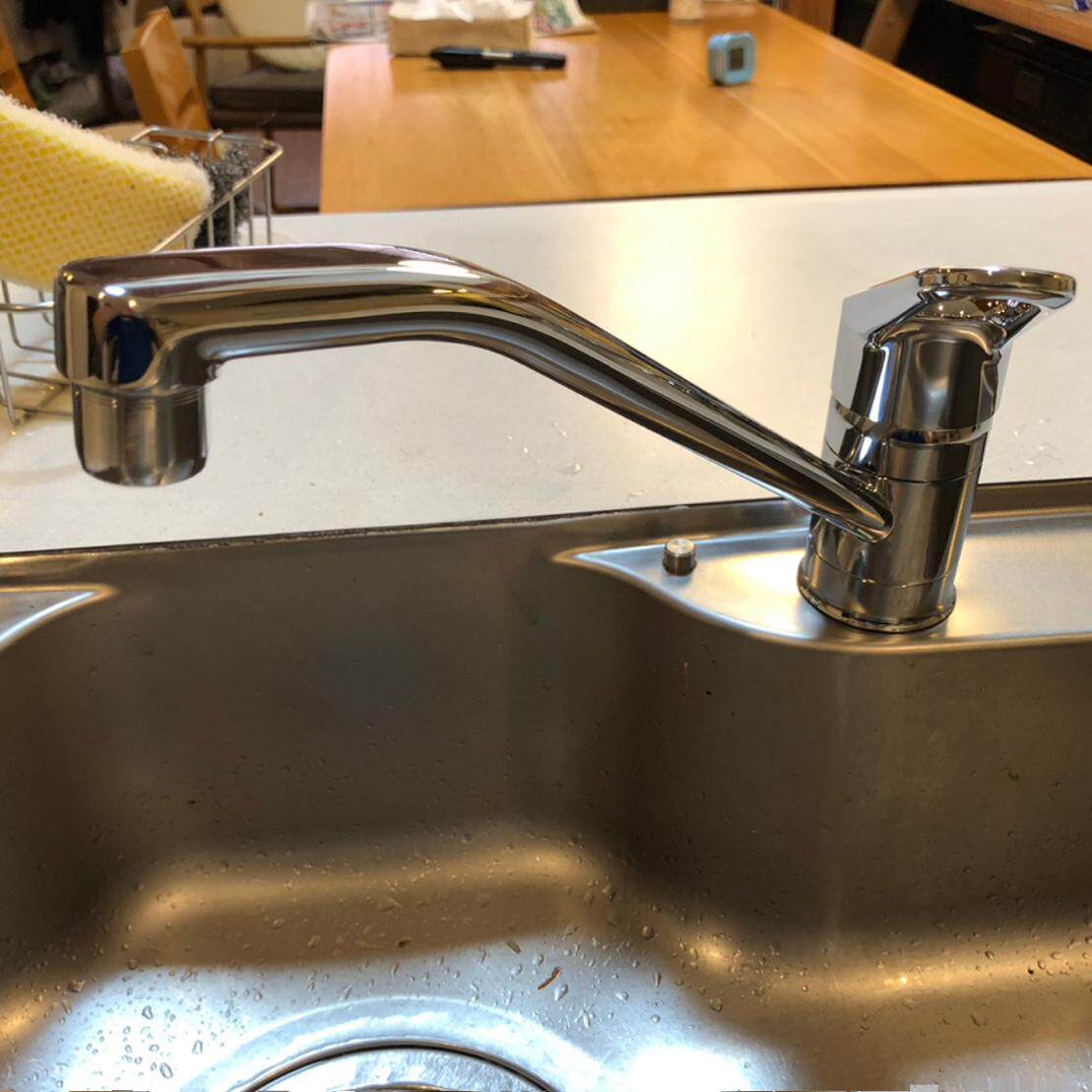 日本代购骊住INAX伊奈泡沫型节水环保手柄一键热水厨房水槽龙头