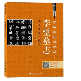 李璧墓志实用技法与练习 硬笔临经典碑帖 硬笔钢笔魏碑楷书练字帖临摹历代碑帖精粹 技技法讲解书法学习硬笔临古帖 书法入门教程