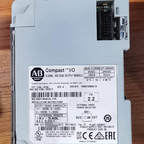 1769-OF8V 电压输模块 Compact I/O 工控自动化模块议价维修