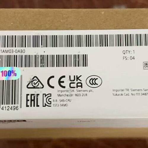 6ES7 513-1AM03-0AB0 工控CPU模块 2025年9月生产议价维修