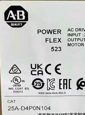 25A-D4P0N104 交流变频器 PowerFlex 523 工控驱动议价维修