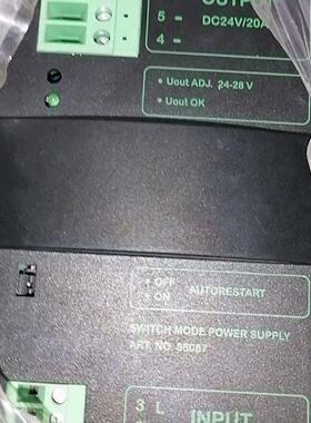 85067 穆尔工业开关电源 DC24V20A 可调输工业电源议价维修
