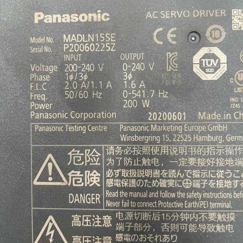 议价NEW松下a6，200w驱动器+电机MHMF022L1U2M维修