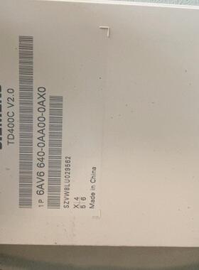 6AV6640-0AA00-0AX0 TD400C V2.0 工控文本显示器议价维修