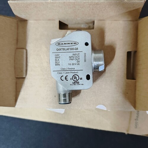 Q4XTBLAF300-Q8 激光测距传感器 BANNER邦纳工业工控配件议价维修