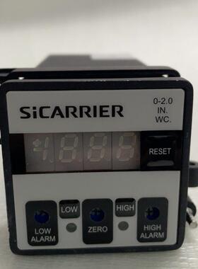 0-2.0 IN.WC SiCARRIER数显压力表 工业压力检测仪表议价维修