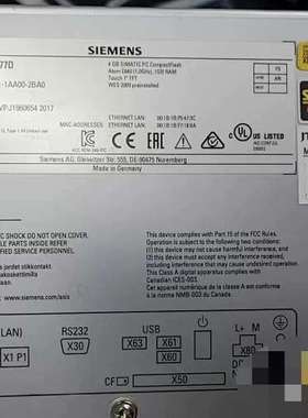 议价6AV7881-1AA00-2BA0橙色新功能完好议价出维修