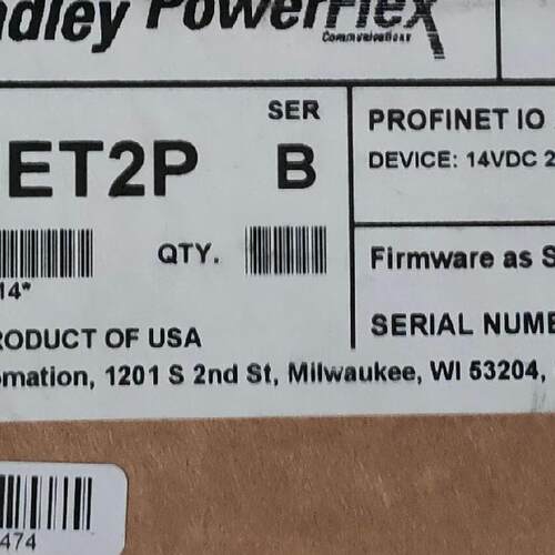 20-750-PNET2P B AB罗克韦尔Profinet IO双口工控通讯卡议价维修