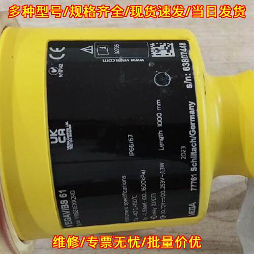 VIBS61EXX2RD VEGA料位计 工业自动化检测仪表议价维修