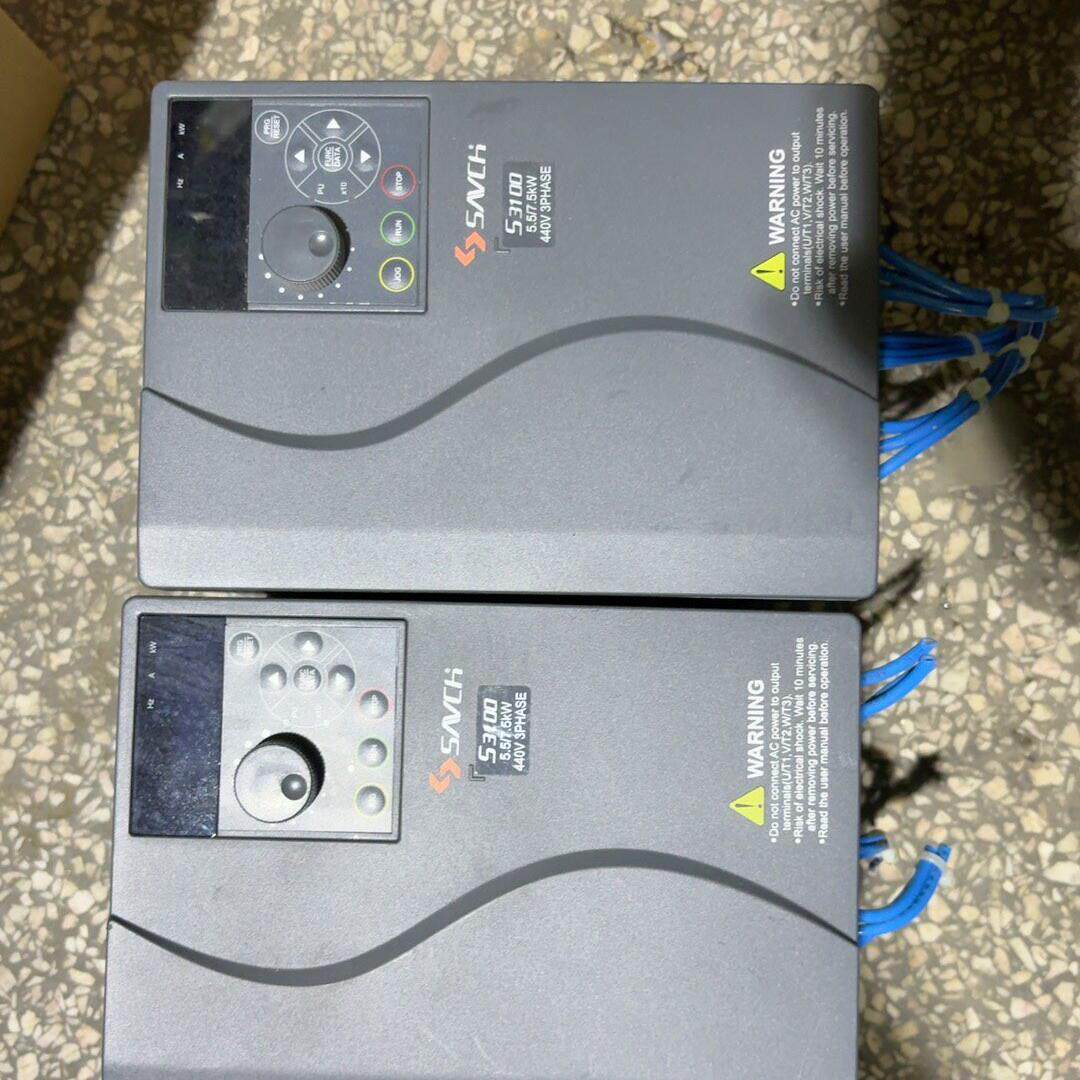 S3100 三基变频器 5.5KW 7.5KW 三相工业调速器议价维修