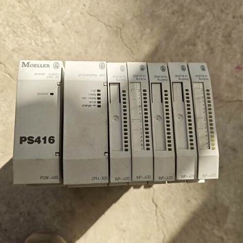 PS416 POW-400 CPU-300 INP-400 MOELLER穆勒PLC模块议价维修
