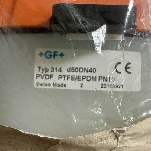 314 d50DN40 手动隔膜阀 PVDF GF工业阀门议价维修