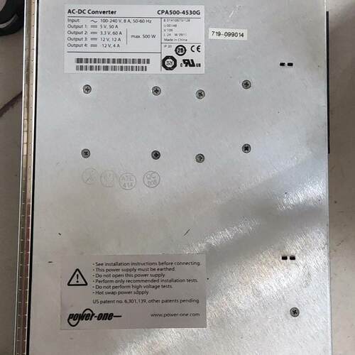 CPA500-4530G 工业电源 AC-DC转换器 500W功率模块议价维修