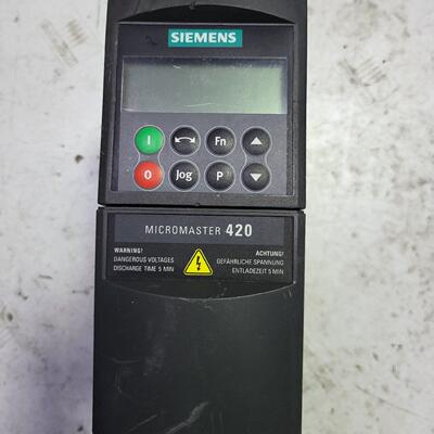 6SE6420-2UC17 变频器 0.75KW 220V MICROMASTER 420议价维修