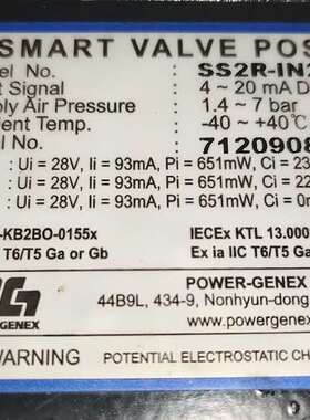 议价韩国PG智能阀门定位器SS2R-IN2NNN3R定位器，只有维修