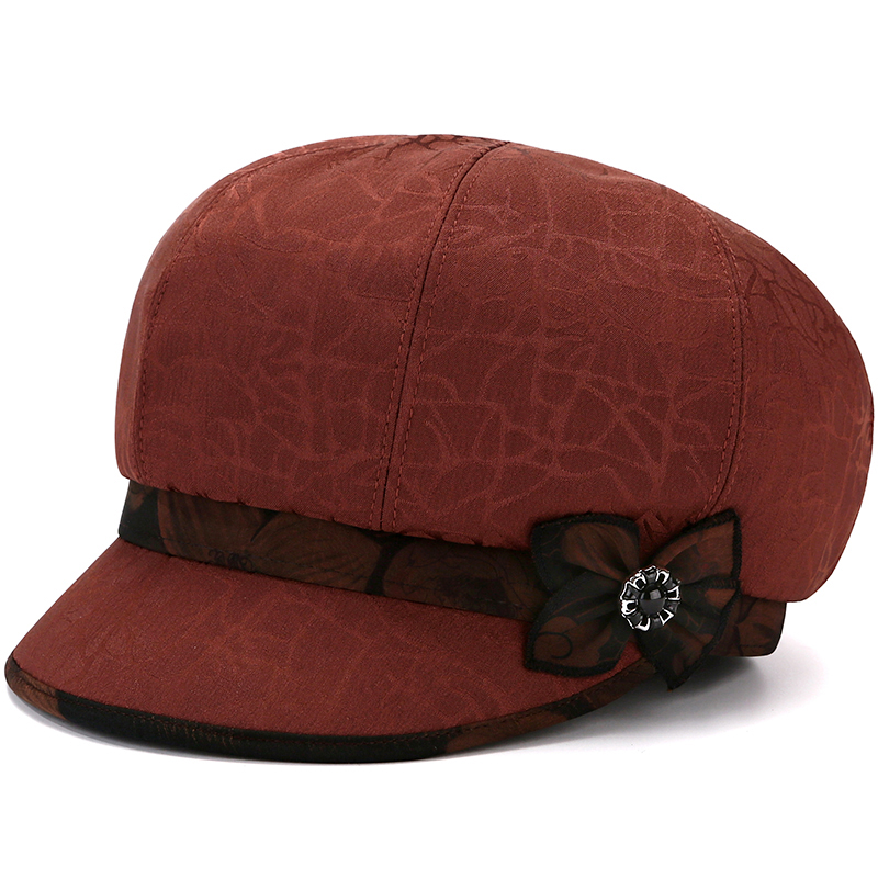 春秋季时尚优雅妈妈鸭舌帽贝雷帽