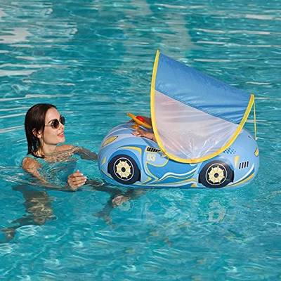 Inflatable Swim Float Seat Boat Pool Swim Ring for Toddler