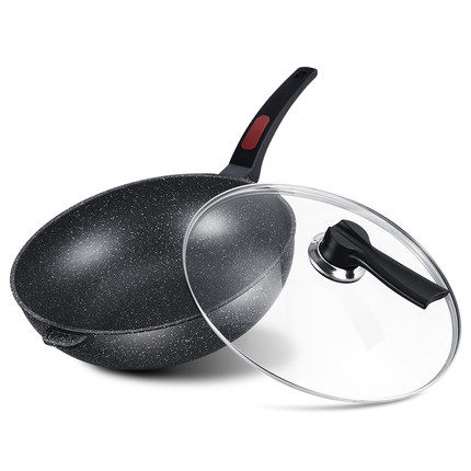 英国恩腾麦饭石平底锅燃气灶通用