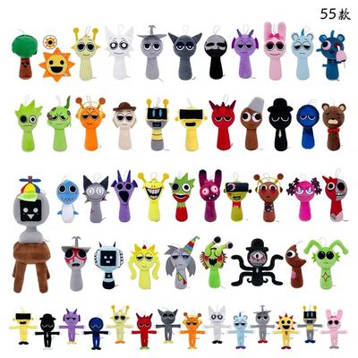 节奏盒子公仔Sprunki Plush游戏周边毛绒男女孩玩具儿童玩偶娃娃