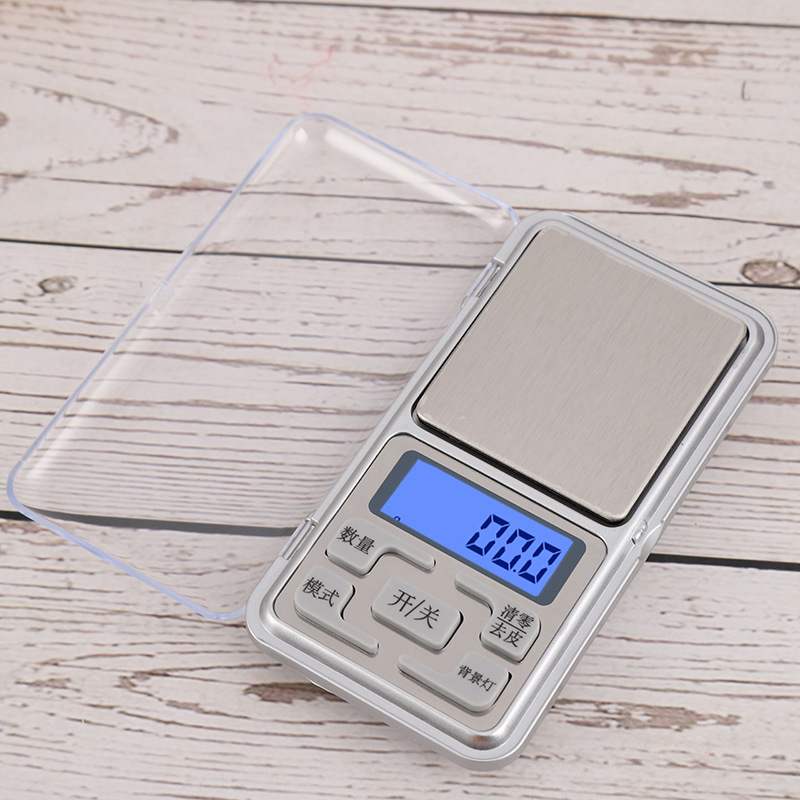新款珠宝秤0.1克衡器便携天平迷你电子秤0.01克精准口袋秤手掌秤
