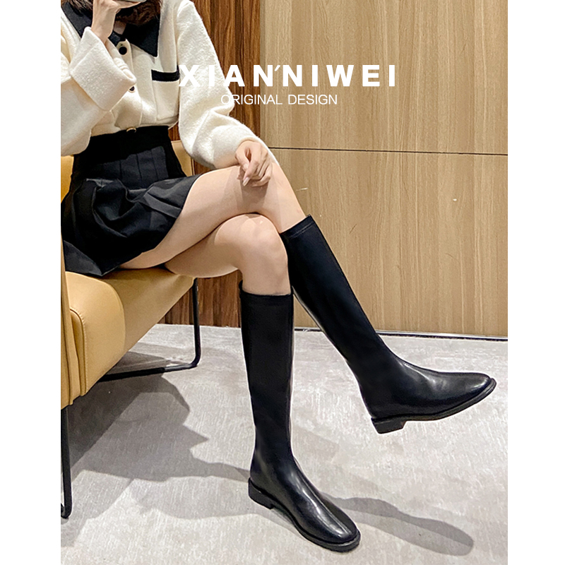 销量10W+仙妮薇新款长靴女