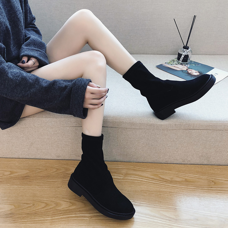 短靴弹力靴袜靴瘦瘦靴