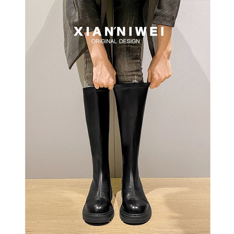 销量10W+仙妮薇新款长靴女