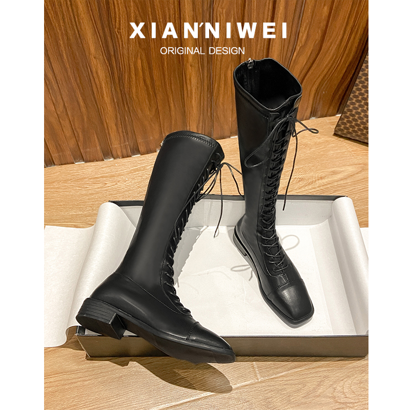 销量10W+仙妮薇新款时尚长靴