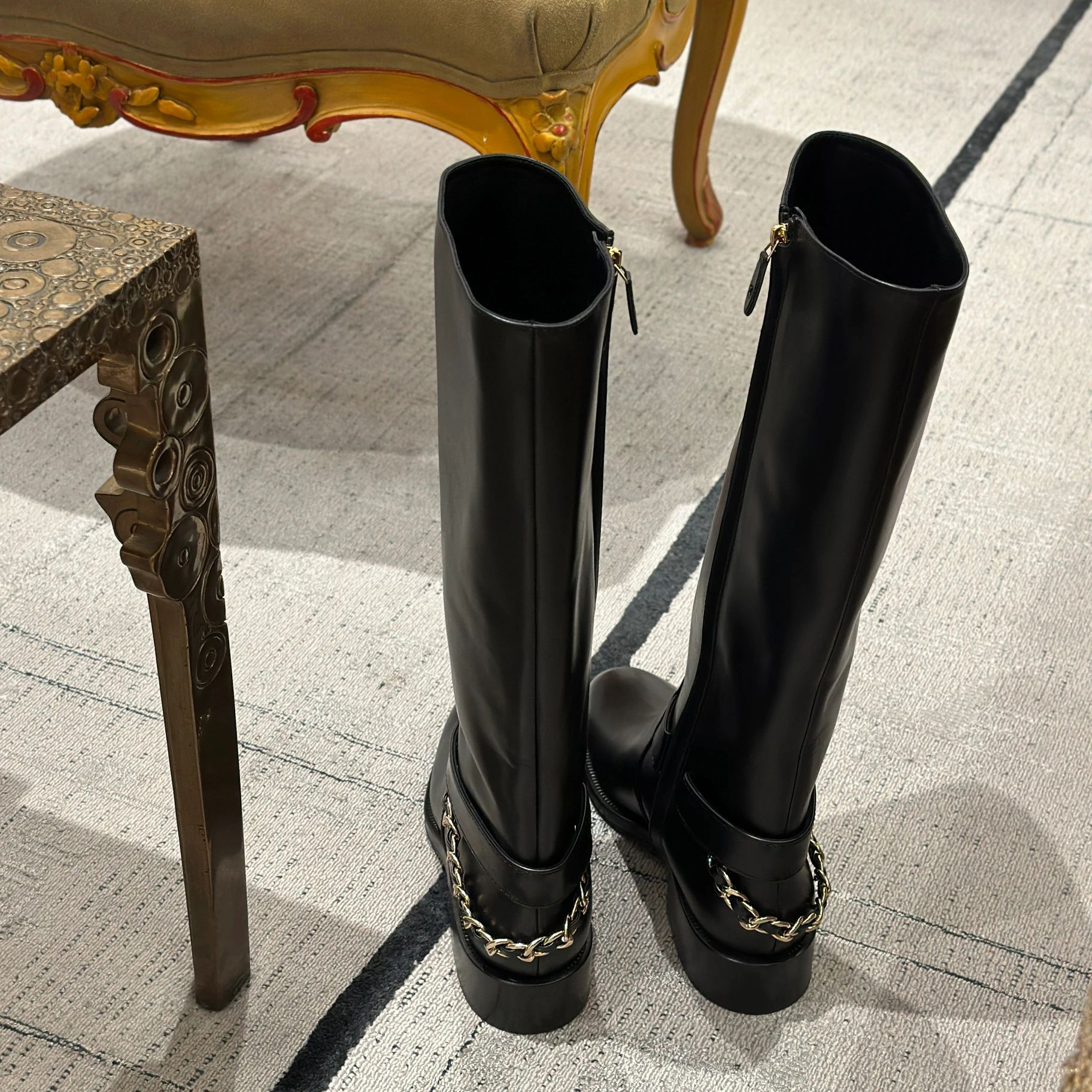 骑士靴秋冬高筒靴长筒靴