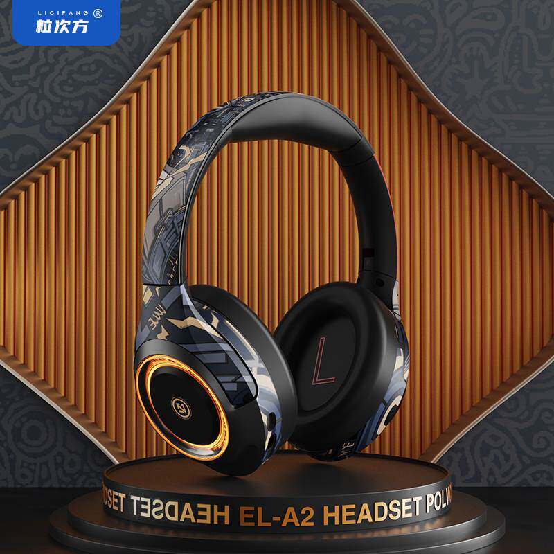 粒次方ELA2无线 线蓝牙耳机头戴式卡插卡电脑带麦游戏降噪耳麦男