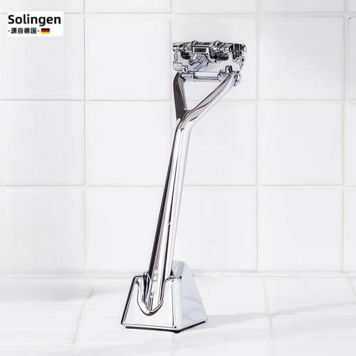 德国Solingen高端男士手动剃须刀轻奢可旋转三层刮胡刀送父亲男友