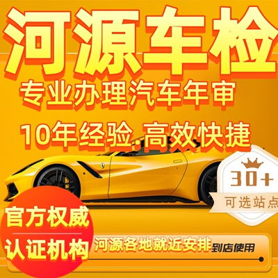 河源油车汽车年审代办车辆28快检